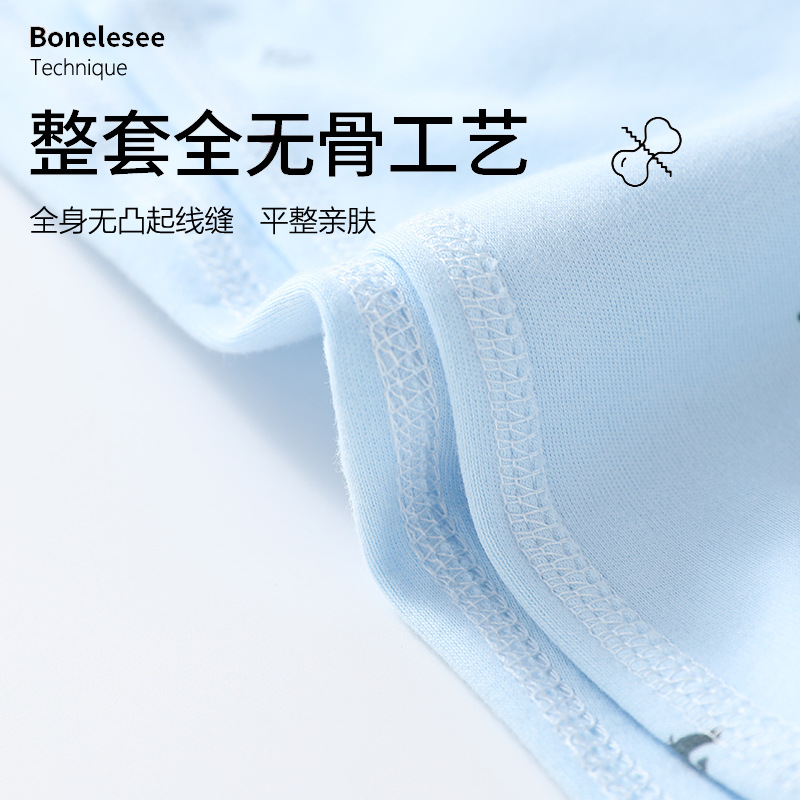 婴儿纯棉连体衣春秋款