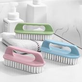 鞋 刷子硬毛洗鞋 塑料刷子家用多用手握手持清洁刷洗衣刷带把浴室刷