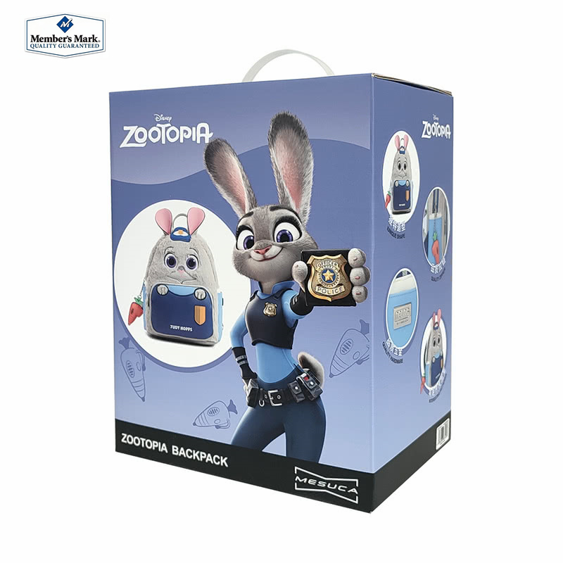 山姆迪士尼疯狂动物城朱迪尼克双肩包卡通动漫周边背包儿童书包