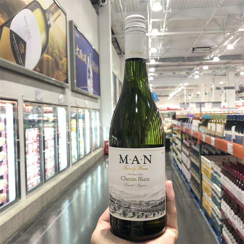 Costco开市客 白诗南干白葡萄酒南非原装进口750ml甜瓜奇异果口感