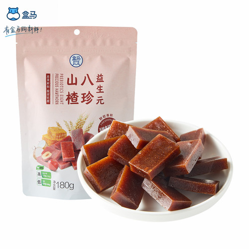 盒马益生元八珍山楂条180g