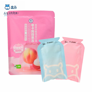 盒马零卡蒟蒻果冻216g独立包装 荔枝白桃混合口味零脂果冻休闲零食
