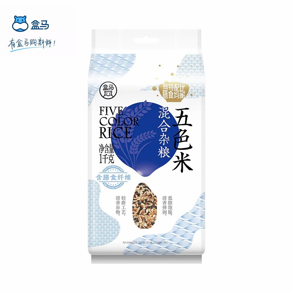 盒马五色糙米混合杂粮1kg图片
