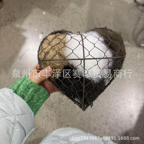 跨境Bird Nesting Heart Outdoor Yard Art鸟巢造型球花园装饰