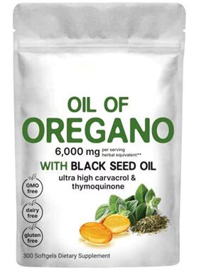 300粒 牛至油软胶囊 Oregano oil softgel 牛至油软胶囊