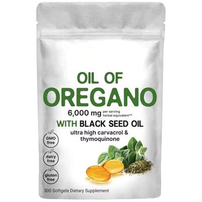 300粒 牛至油软胶囊 Oregano oil softgel 牛至油软胶囊