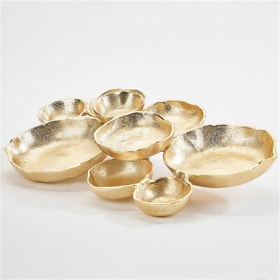 跨境新品Cluster Serving Bowls组合式上菜碗餐具餐桌摆件礼品