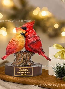 跨境新品Red Bishop Statue红衣主教树脂雕像桌面装饰品礼品摆件