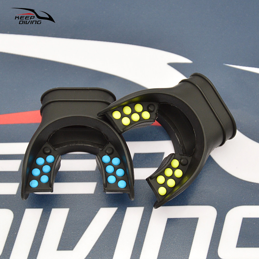 水肺潜水通用型咬嘴打点硅胶二级头呼吸调节器浮潜吸嘴装备配件