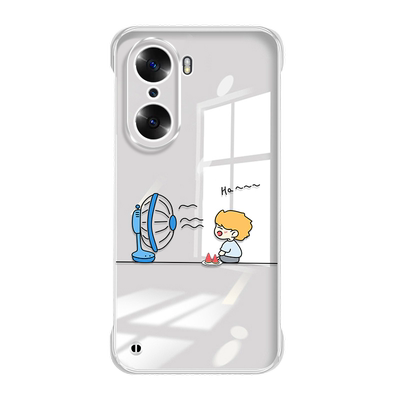 适用荣耀60系列透明无边框手机壳