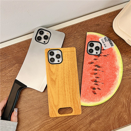 搞怪有趣菜刀西瓜适用iPhone16promax新款15苹果17手机壳网红14爆款15promax小众设计师13情侣12稀奇古怪的xr