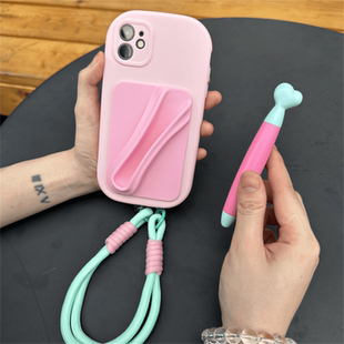 适合冬天 可触屏opporeno15手机壳13自带触控笔14带挂绳findx8s多功能x9pro小众x7稀奇古怪k12x保护a5外壳a6