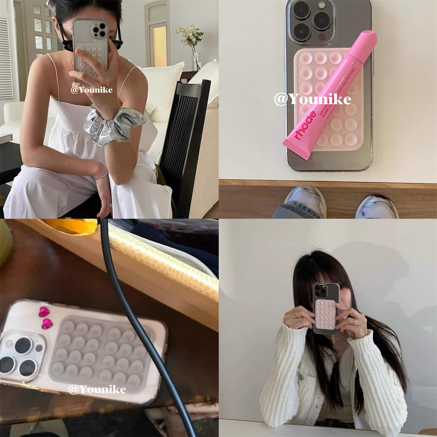 适用oppo韩国博主同款吸盘手机壳