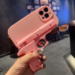 创意手枪玩具枪形适用vivox200pro手机壳x100s个性s19搞怪x60沙雕s16女x90小众80独特70稀奇古怪y30pro套1518
