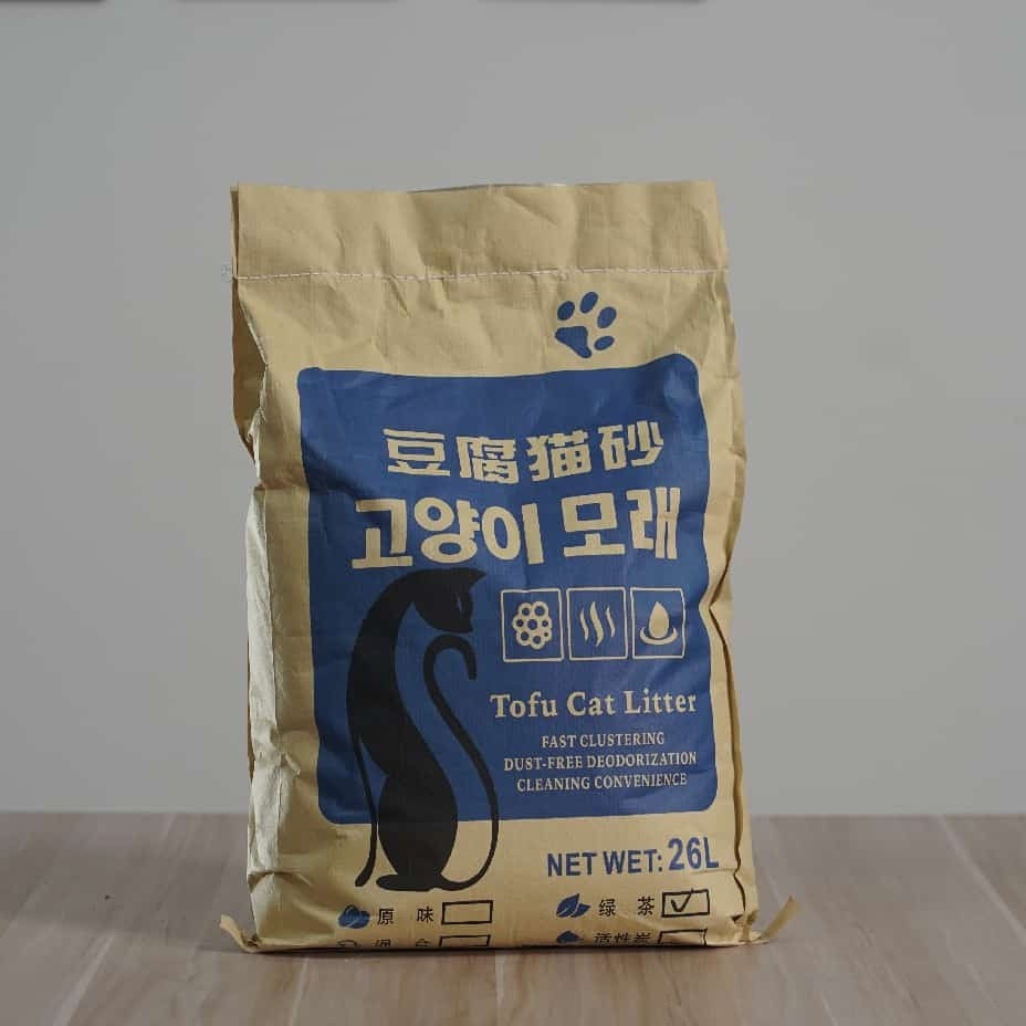韩国进口豆腐猫砂可冲厕所除臭