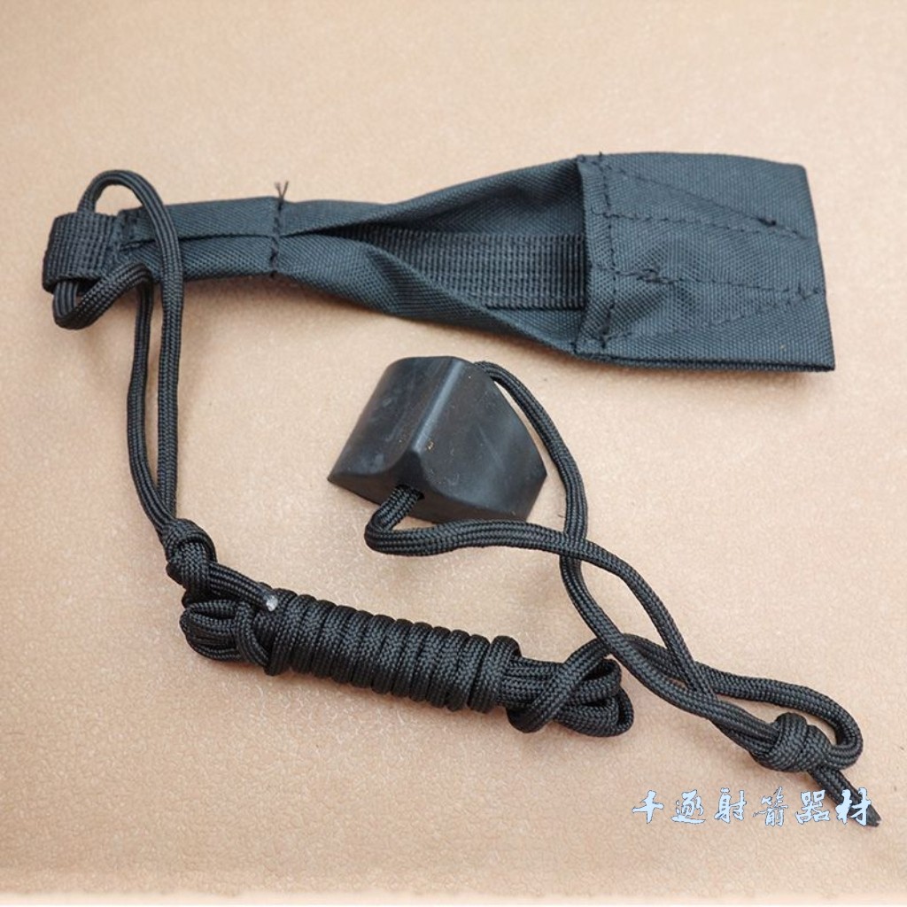 竞技射箭滑块上弦绳省力安装弓弦