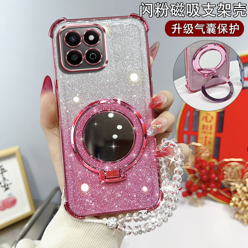 四角气囊硅胶防摔新年红全包边