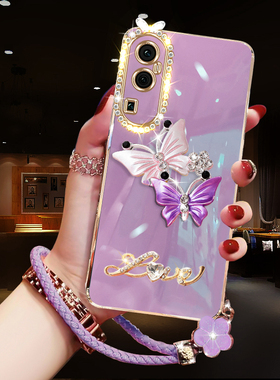 适用于OPPOReno10手机壳Pro/Pro+高颜值女新款超火软壳PHW110手绳防摔PHU110全包镜头Reno十硅胶ren010保护套