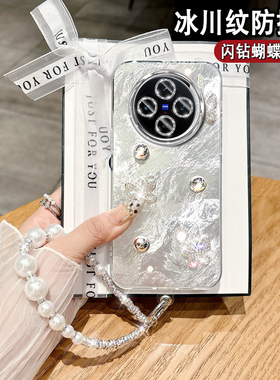 适用VIVOX200手机壳x200promini网红x100镜头膜x100pro镶钻x90高级新款x80女x70简约x60带钻V2415A挂绳保护套