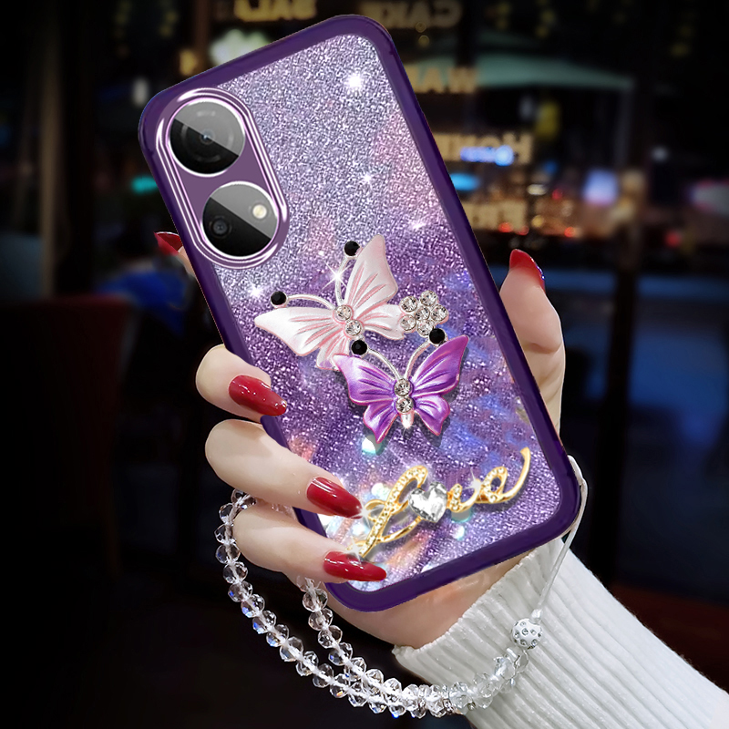 荣耀畅玩30plus硅胶网红个性镶钻