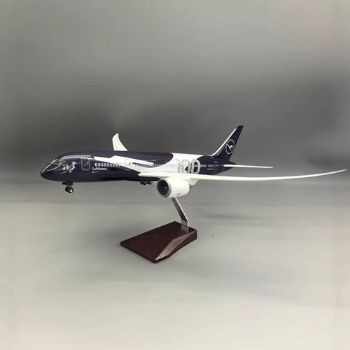 汉莎B787100周年纪念带灯航模