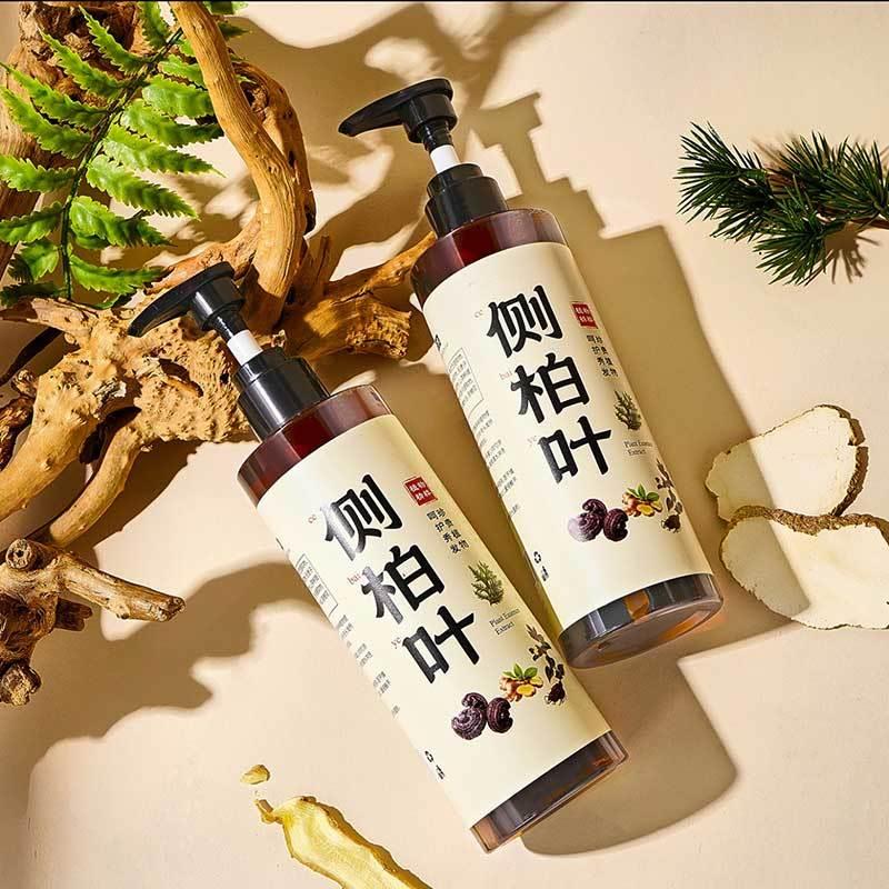 劳丽诗侧柏叶洗发水胖东来中药材防脱育发人参何首乌草本洗发露液
