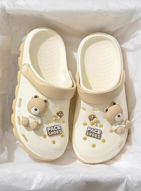 德国Croc鞋伊娃女士夏季2025新外套沙滩凉鞋防滑厚底除臭拖鞋