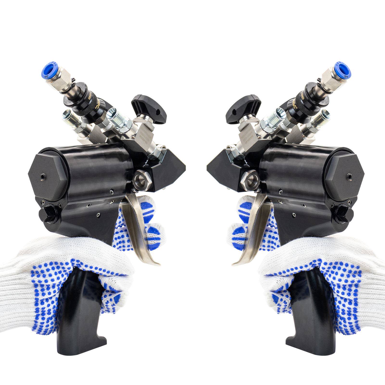 出口欧美高压气动聚脲扇形喷枪双组份1:1喷涂喷枪聚氨酯保温喷枪