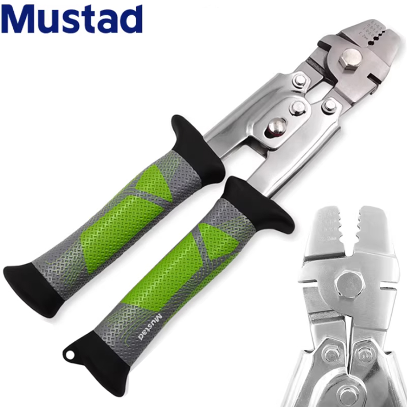 慕斯达海钓压线钳不锈钢铝管钳