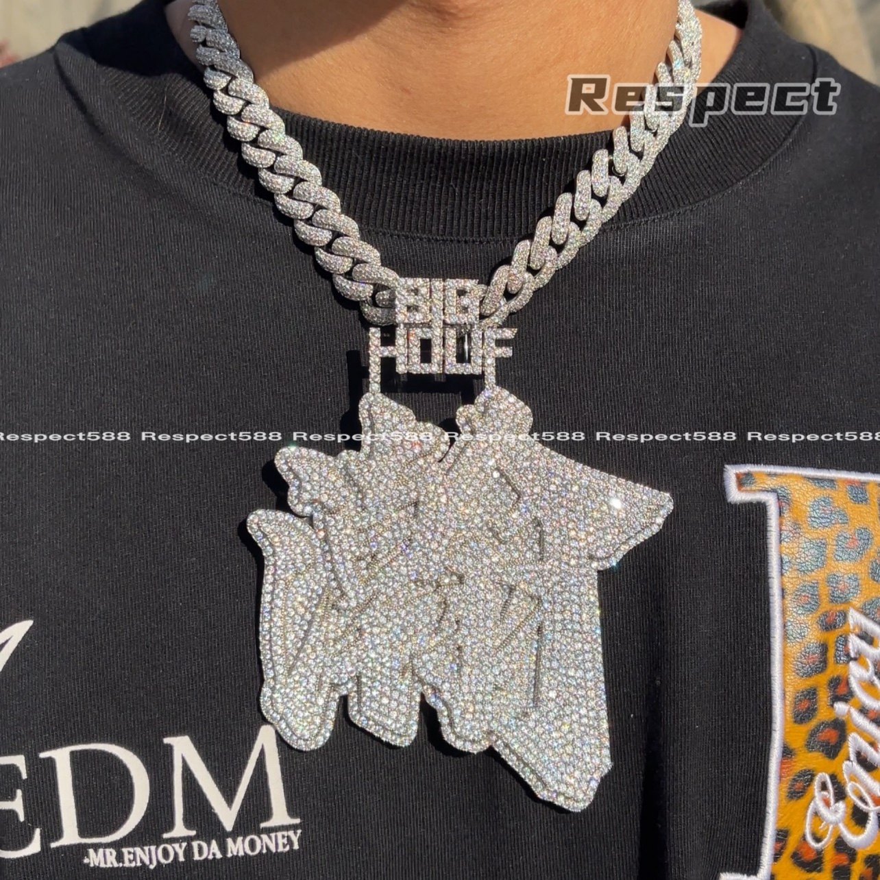 Respect 私人订制双层立体字【瀚】