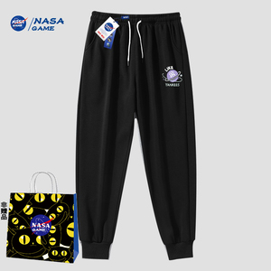 NASA WEEK联名款2023新品运动休闲裤男女季小脚裤大码情侣卫裤潮