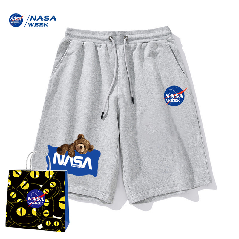 NASA WEEK2023夏季聯名款短褲寬松休閑潮流運動_NASA  WEEK旗艦店_男裝