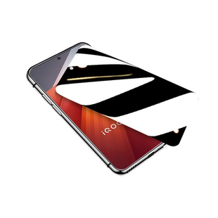 适用iqooneo8防窥膜全屏覆盖抗指纹钢化膜防摔保护iq00neo8pro手机贴膜防偷窥高清屏保vivo全包边防爆玻璃por