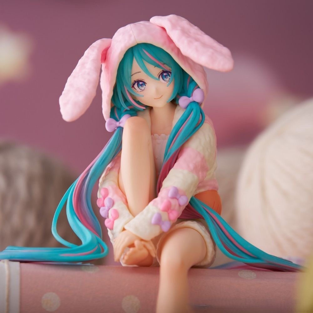 现货初妹手办泡面压VOCALO兔耳睡衣国产动漫模型雕像摆件礼物