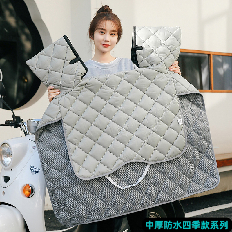 日本品质电动车挡风被四季双面防水摩托电瓶车夏季新款防晒防雨罩