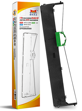 扬帆耐立（YFHC）DPK800/8580 色带架 黑色 12.7mm*24m(左) 带卡 适用于富士通FUJITSU DPK8580 800 810 810P