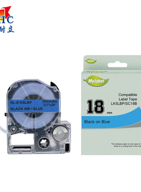 扬帆耐立（YFHC）LK5LBP/SC18B/LK5GBP/SC18G/LK5YBP/SC18YW /LK5WBN/SS18KW标签色带 18mm*8m