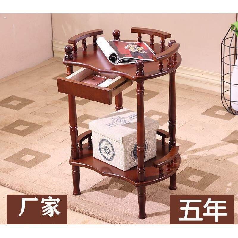 欧式圆形可移动小茶几桌沙发边几茶桌麻将桌边几茶水架迷你小桌子