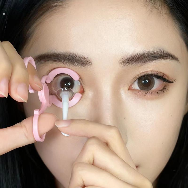 隐形眼镜摘戴工具美瞳取戴器撑眼皮扩眼器吸棒镊子夹子新手辅助器