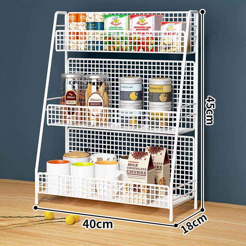 客厅桌面置物架餐桌台面收纳神器水杯架子多层储物零食架餐桌整理