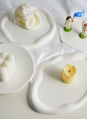 速发石膏盘物级饰小摆件氛围创意背景拍照装饰道具摄影品高件