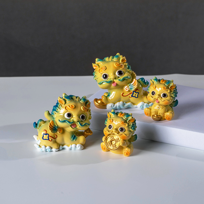 财源貔貅汽车摆件麒麟