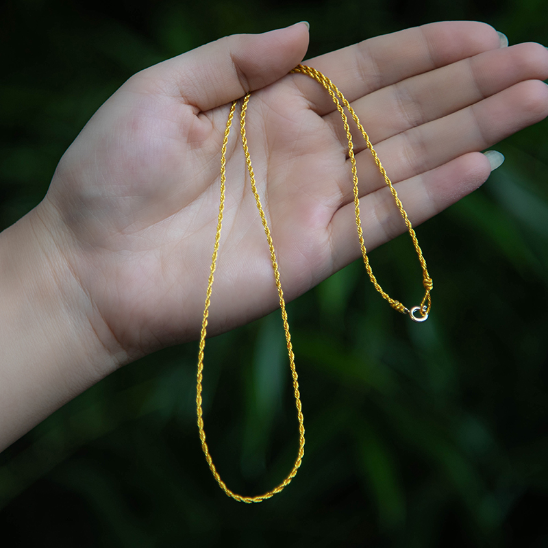 特细金银线吊坠挂绳极极简项链绳