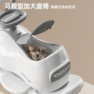 4345宝四轮平衡车摇摇玩具车 花车儿童挖岁掘机滑行车万向轮生1