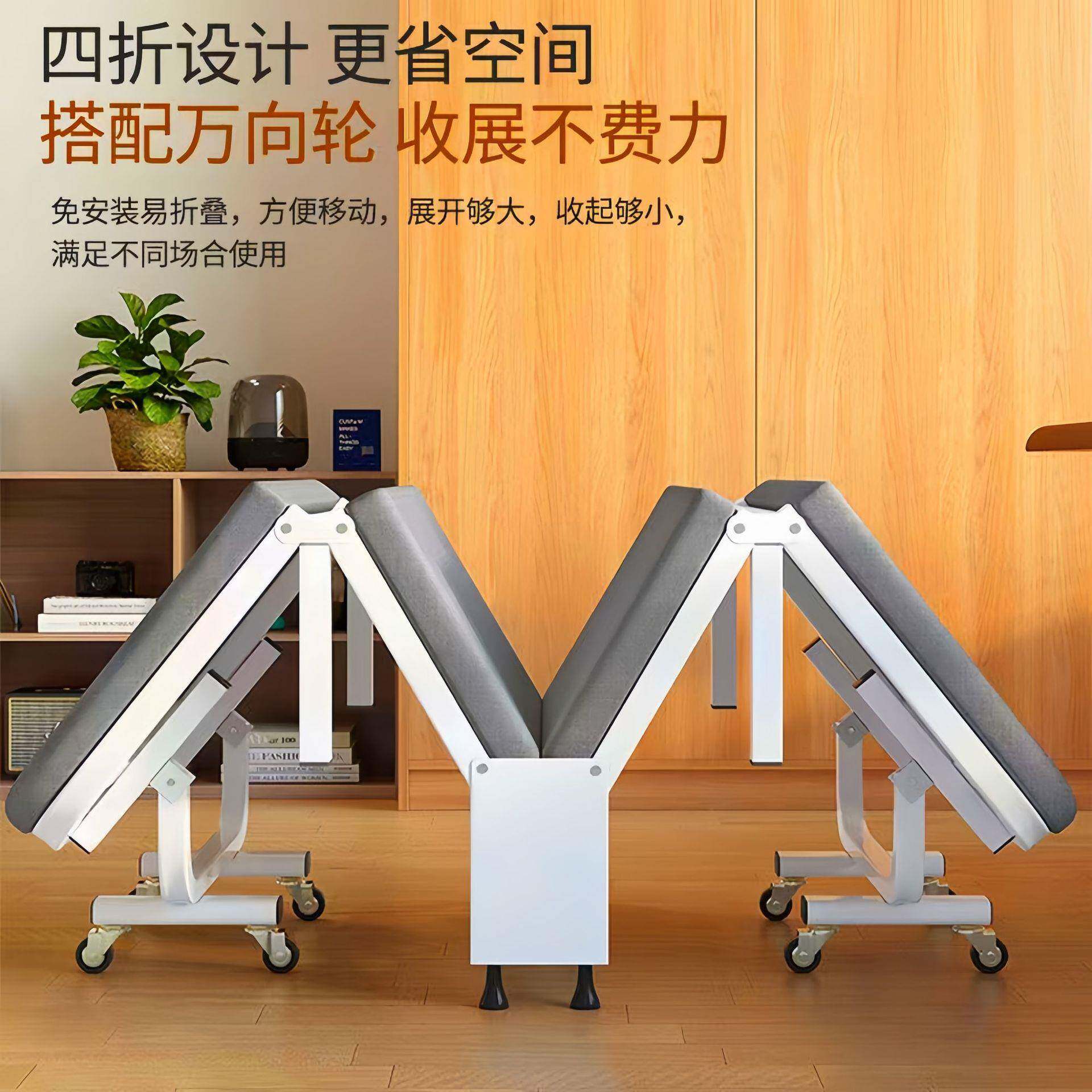叠办公便携家用硬板床折单躺椅简易Y9SD7Q陪护行军床床室托腰护脊