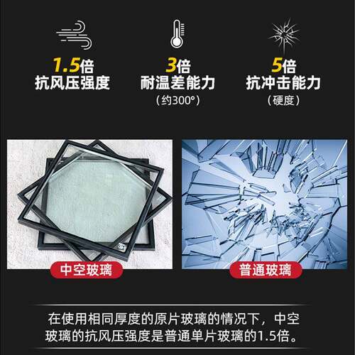 中空玻璃厂L家直营ow-镀膜194e保隔热门窗建温筑幕墙双层钢化玻璃
