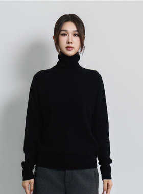 Jane express/简表达羊毛纯色格雷系简约女士针织上衣DMS53024