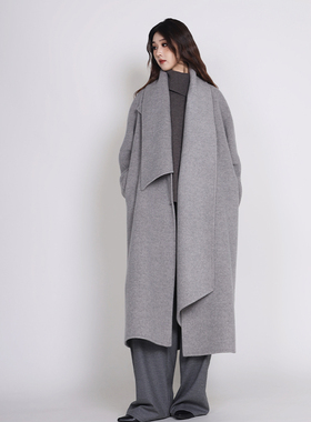 Jane express/简表达25年冬季新款时尚气质毛呢大衣外套DDY53003