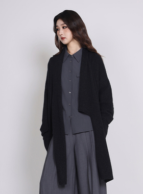 Jane express/简表达25冬新款毛织开衫设计感休闲复古DMS52010