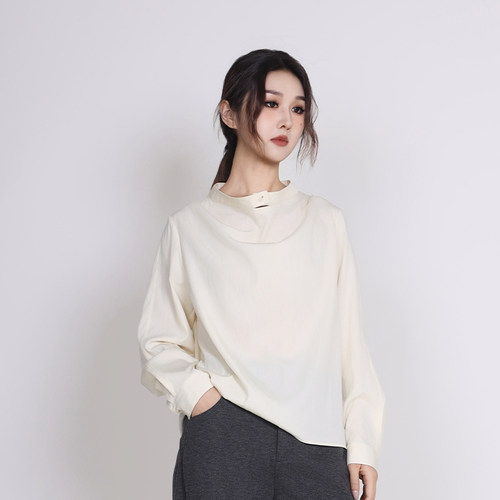 简表达2025冬季新款长袖衬衫